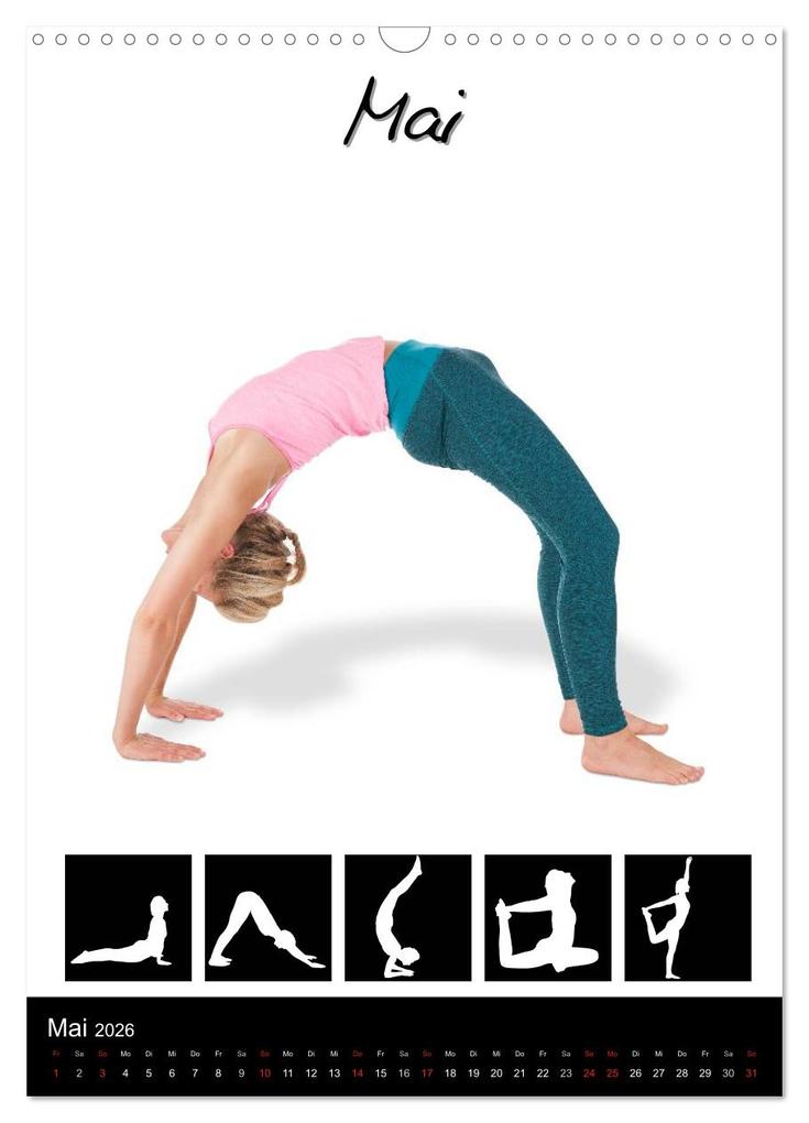 Weitere Ansicht: Yoga in Bildern (Wandkalender 2026 DIN A3 hoch), CALVENDO Monatskalender | Andy Nowack, Calvendo