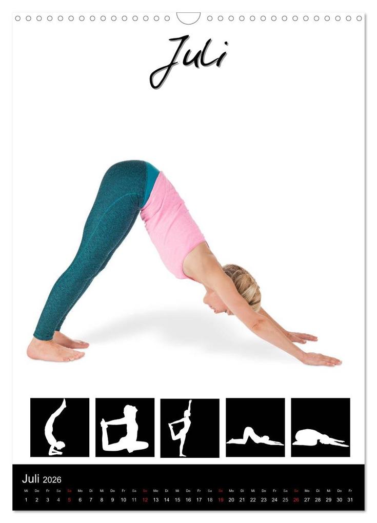 Weitere Ansicht: Yoga in Bildern (Wandkalender 2026 DIN A3 hoch), CALVENDO Monatskalender | Andy Nowack, Calvendo