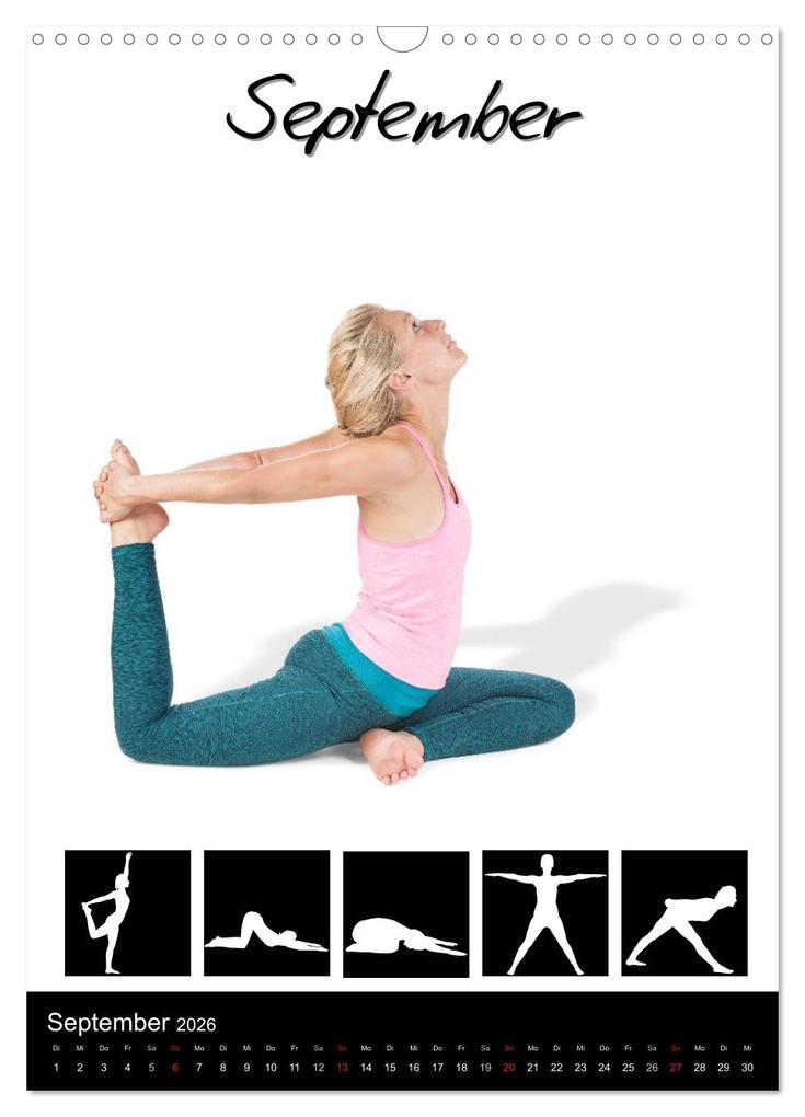 Weitere Ansicht: Yoga in Bildern (Wandkalender 2026 DIN A3 hoch), CALVENDO Monatskalender | Andy Nowack, Calvendo