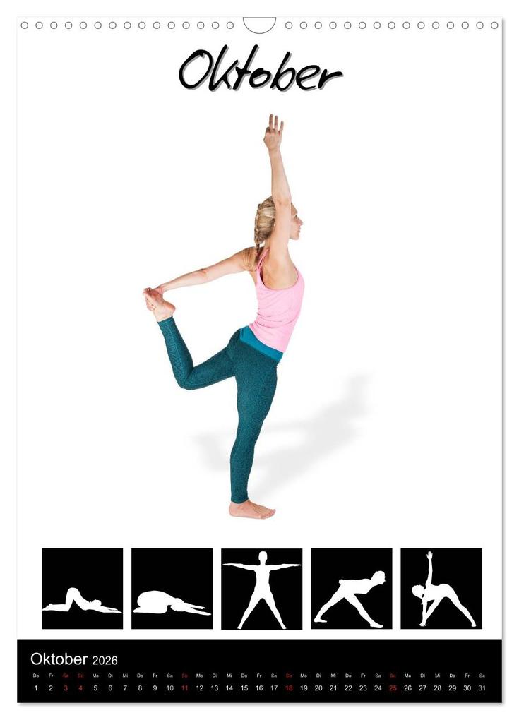 Weitere Ansicht: Yoga in Bildern (Wandkalender 2026 DIN A3 hoch), CALVENDO Monatskalender | Andy Nowack, Calvendo