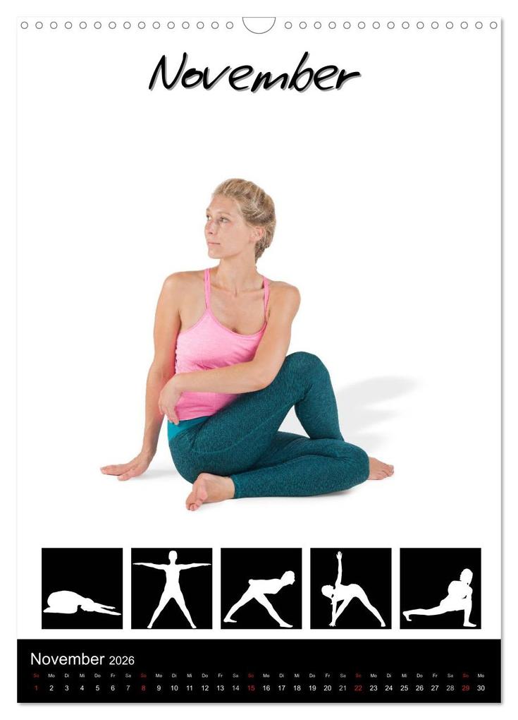 Weitere Ansicht: Yoga in Bildern (Wandkalender 2026 DIN A3 hoch), CALVENDO Monatskalender | Andy Nowack, Calvendo