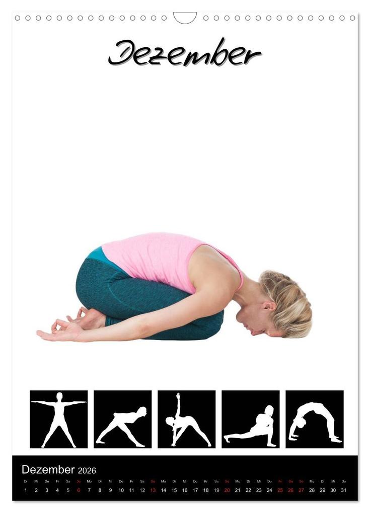 Weitere Ansicht: Yoga in Bildern (Wandkalender 2026 DIN A3 hoch), CALVENDO Monatskalender | Andy Nowack, Calvendo