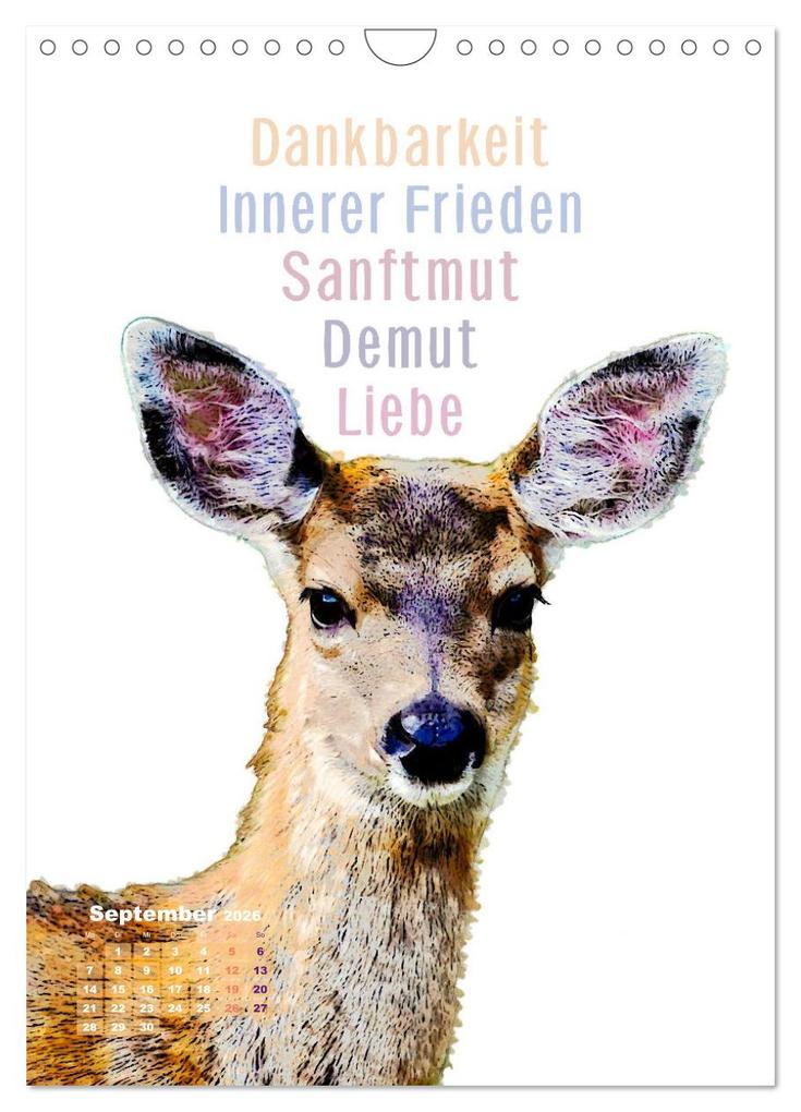 Weitere Ansicht: Krafttiere - Inspirierende Begleiter voller Magie und Seele (Wandkalender 2026 DIN A4 hoch), CALVENDO Monatskalender | Astrid Ryzek, Calvendo