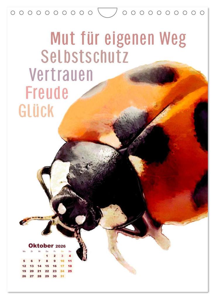 Weitere Ansicht: Krafttiere - Inspirierende Begleiter voller Magie und Seele (Wandkalender 2026 DIN A4 hoch), CALVENDO Monatskalender | Astrid Ryzek, Calvendo