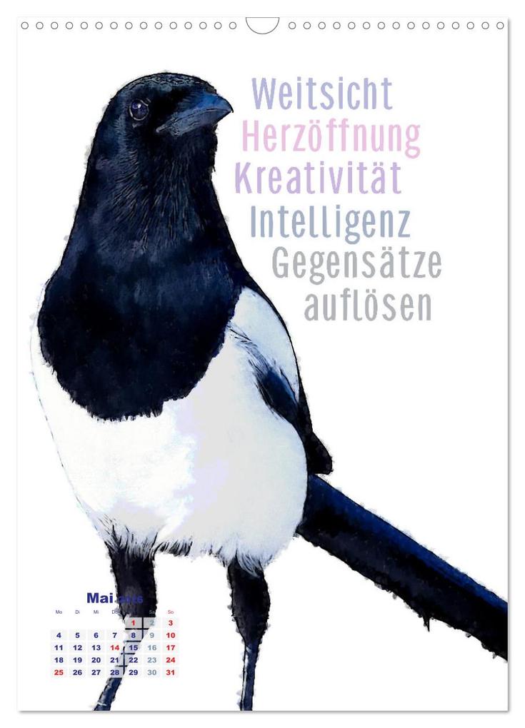 Weitere Ansicht: Welche spirituelle Bedeutung hat dieser Vogel? (Wandkalender 2026 DIN A3 hoch), CALVENDO Monatskalender | Astrid Ryzek - Rapunzel-Lounge, Calvendo