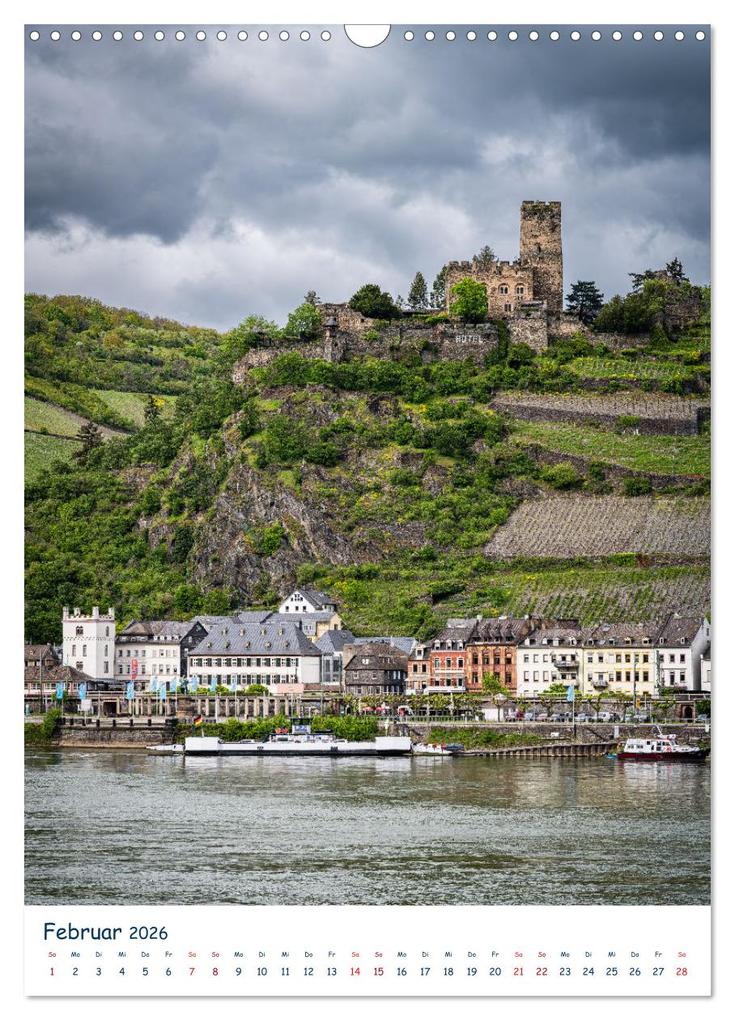 Weitere Ansicht: Burgen und Burgruinen am Mittelrhein (Wandkalender 2026 DIN A3 hoch), CALVENDO Monatskalender | Erhard Hess, Calvendo