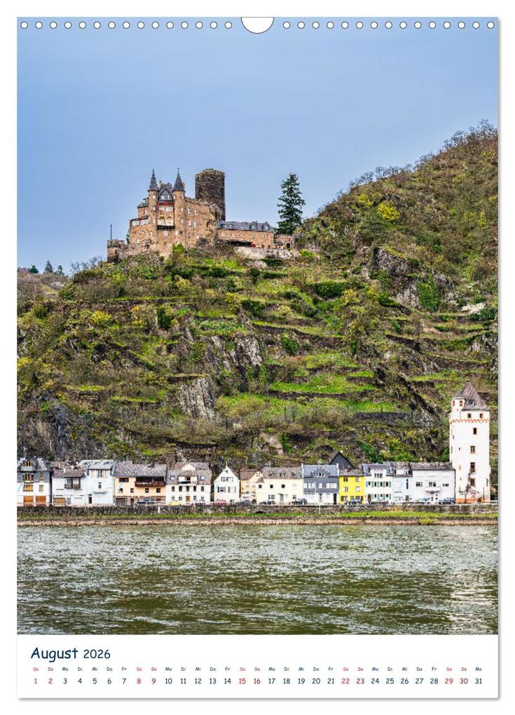 Weitere Ansicht: Burgen und Burgruinen am Mittelrhein (Wandkalender 2026 DIN A3 hoch), CALVENDO Monatskalender | Erhard Hess, Calvendo