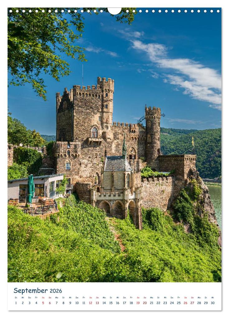 Weitere Ansicht: Burgen und Burgruinen am Mittelrhein (Wandkalender 2026 DIN A3 hoch), CALVENDO Monatskalender | Erhard Hess, Calvendo
