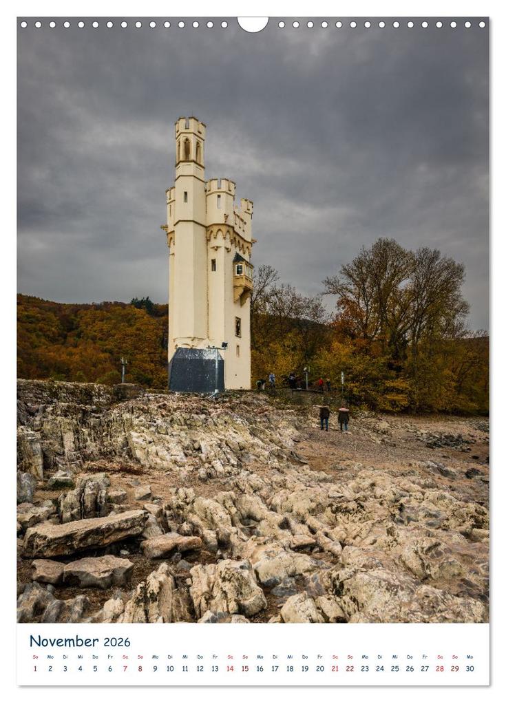Weitere Ansicht: Burgen und Burgruinen am Mittelrhein (Wandkalender 2026 DIN A3 hoch), CALVENDO Monatskalender | Erhard Hess, Calvendo