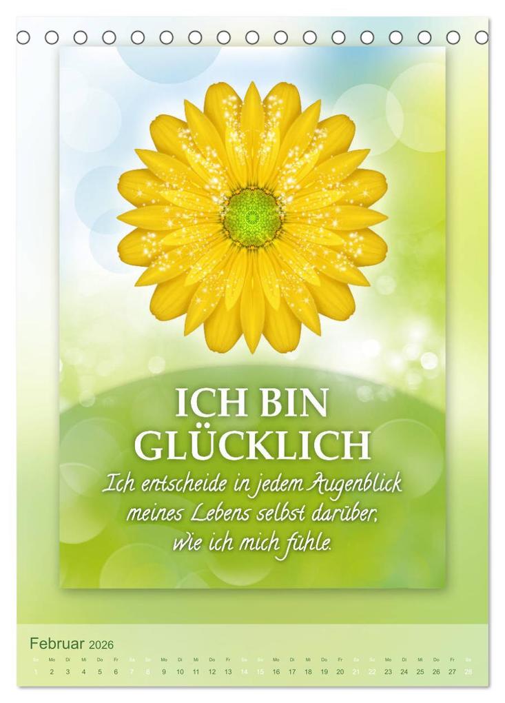 Weitere Ansicht: ICH BIN Licht und Liebe - Kalender (Tischkalender 2026 DIN A5 hoch), CALVENDO Monatskalender | Gaby Shayana Hoffmann, Calvendo