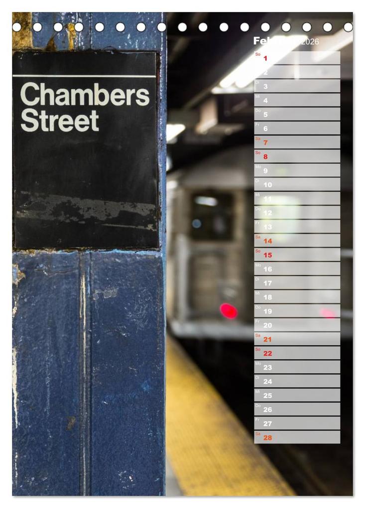 Weitere Ansicht: New York City Geburtstagskalender (Tischkalender 2026 DIN A5 hoch), CALVENDO Monatskalender | Thomas Klinder, Calvendo