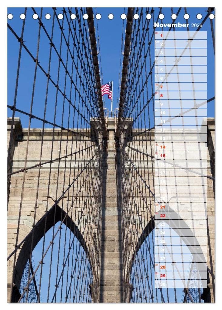 Weitere Ansicht: New York City Geburtstagskalender (Tischkalender 2026 DIN A5 hoch), CALVENDO Monatskalender | Thomas Klinder, Calvendo
