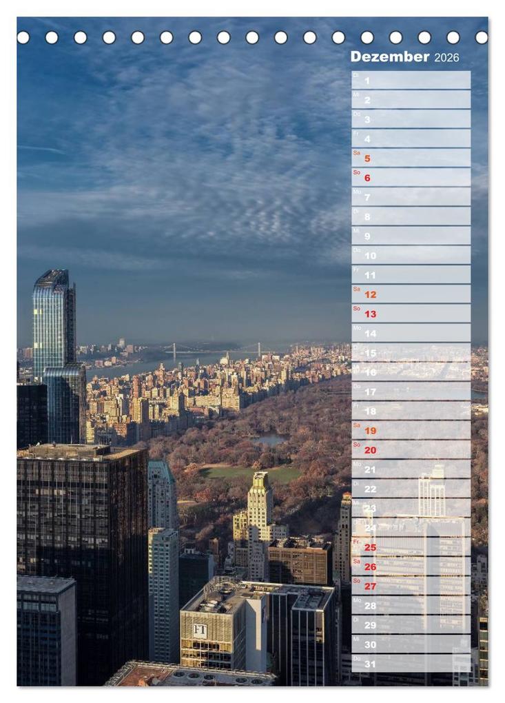 Weitere Ansicht: New York City Geburtstagskalender (Tischkalender 2026 DIN A5 hoch), CALVENDO Monatskalender | Thomas Klinder, Calvendo