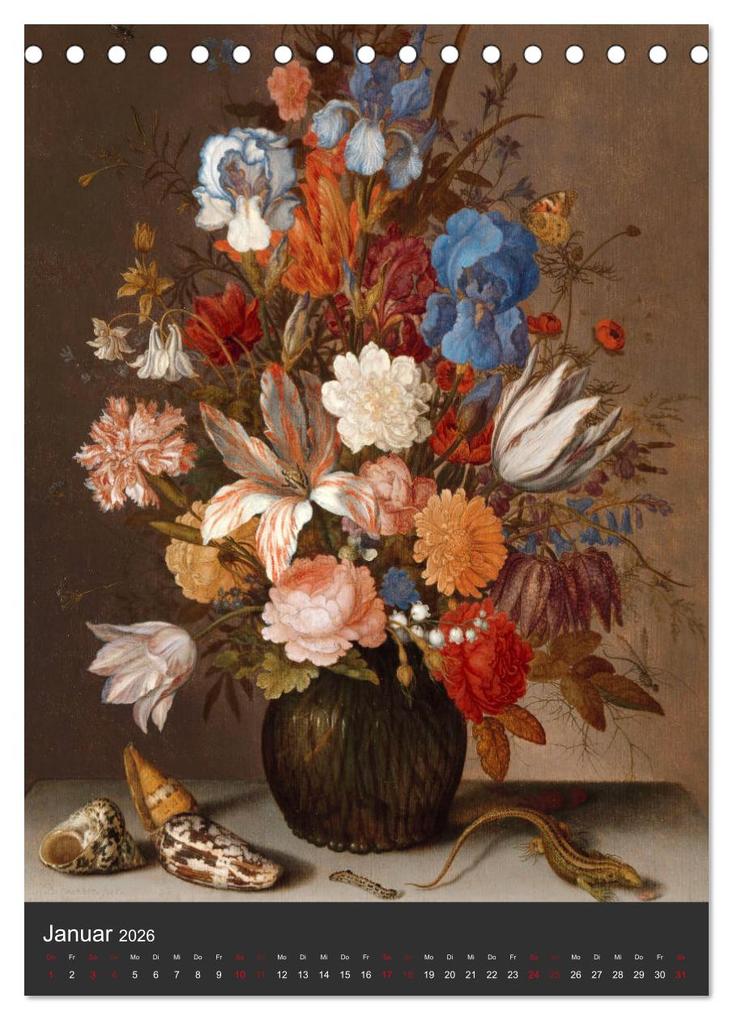 Weitere Ansicht: Blumenstücke 2026 (Tischkalender 2026 DIN A5 hoch), CALVENDO Monatskalender | ARTOTHEK - Bildagentur der Museen, Calvendo