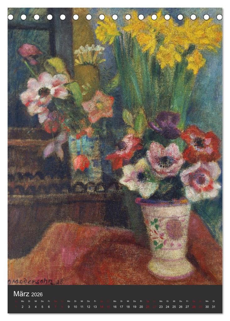 Weitere Ansicht: Blumenstücke 2026 (Tischkalender 2026 DIN A5 hoch), CALVENDO Monatskalender | ARTOTHEK - Bildagentur der Museen, Calvendo