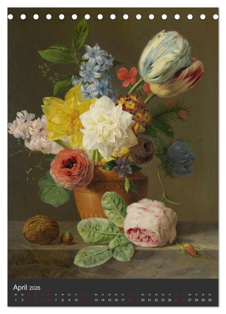 Weitere Ansicht: Blumenstücke 2026 (Tischkalender 2026 DIN A5 hoch), CALVENDO Monatskalender | ARTOTHEK - Bildagentur der Museen, Calvendo