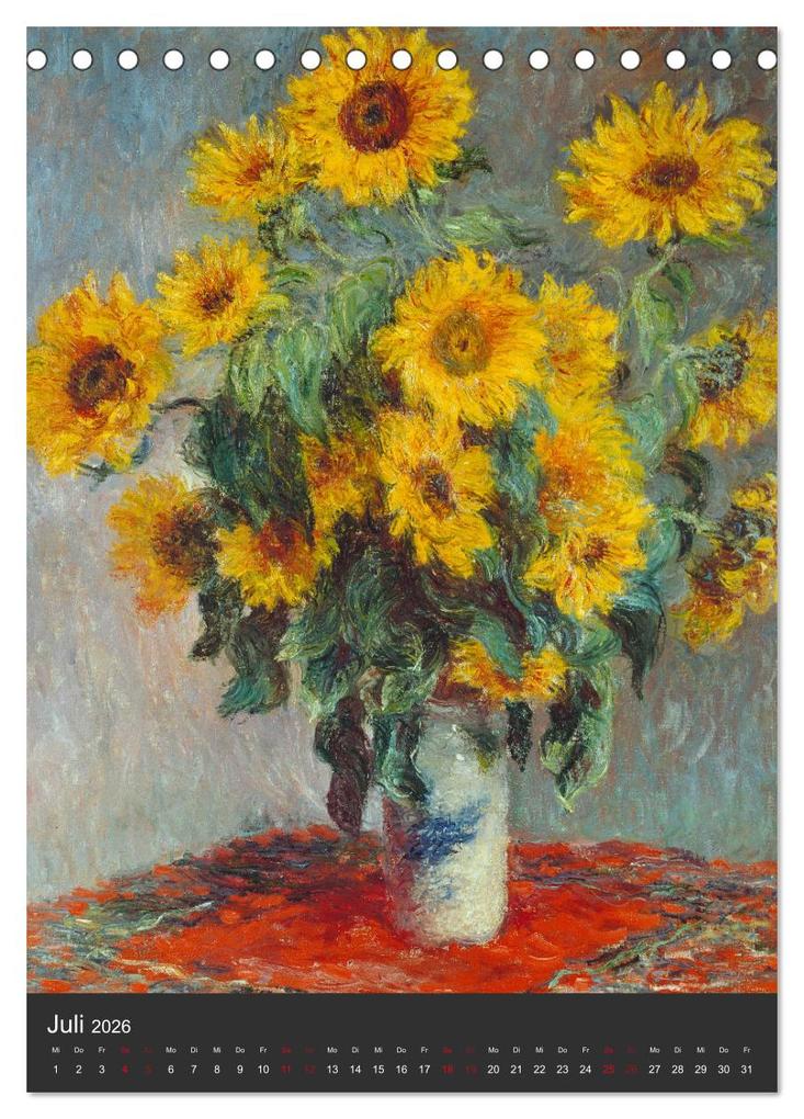 Weitere Ansicht: Blumenstücke 2026 (Tischkalender 2026 DIN A5 hoch), CALVENDO Monatskalender | ARTOTHEK - Bildagentur der Museen, Calvendo
