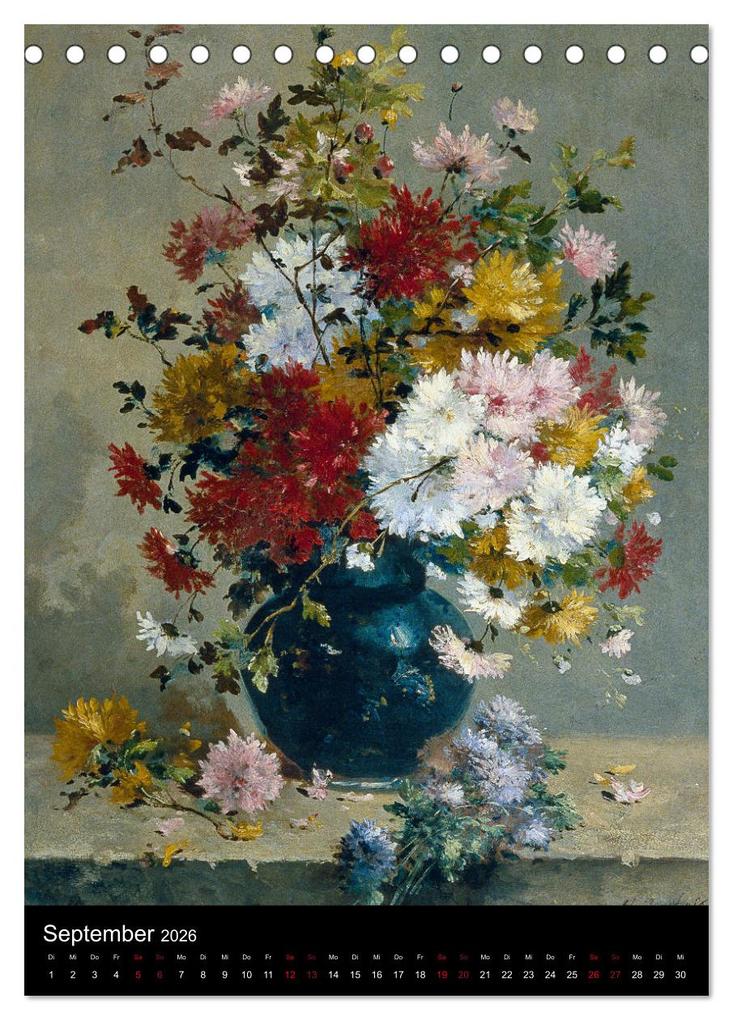 Weitere Ansicht: Blumenstücke 2026 (Tischkalender 2026 DIN A5 hoch), CALVENDO Monatskalender | ARTOTHEK - Bildagentur der Museen, Calvendo