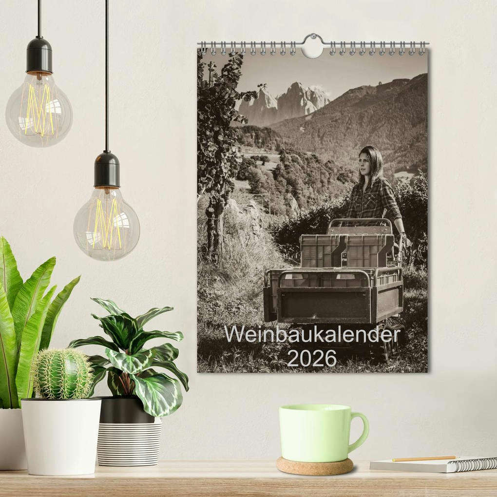 Weitere Ansicht: Weinbaukalender 2026 (Wandkalender 2026 DIN A4 hoch), CALVENDO Monatskalender | Werner Zippl, Calvendo