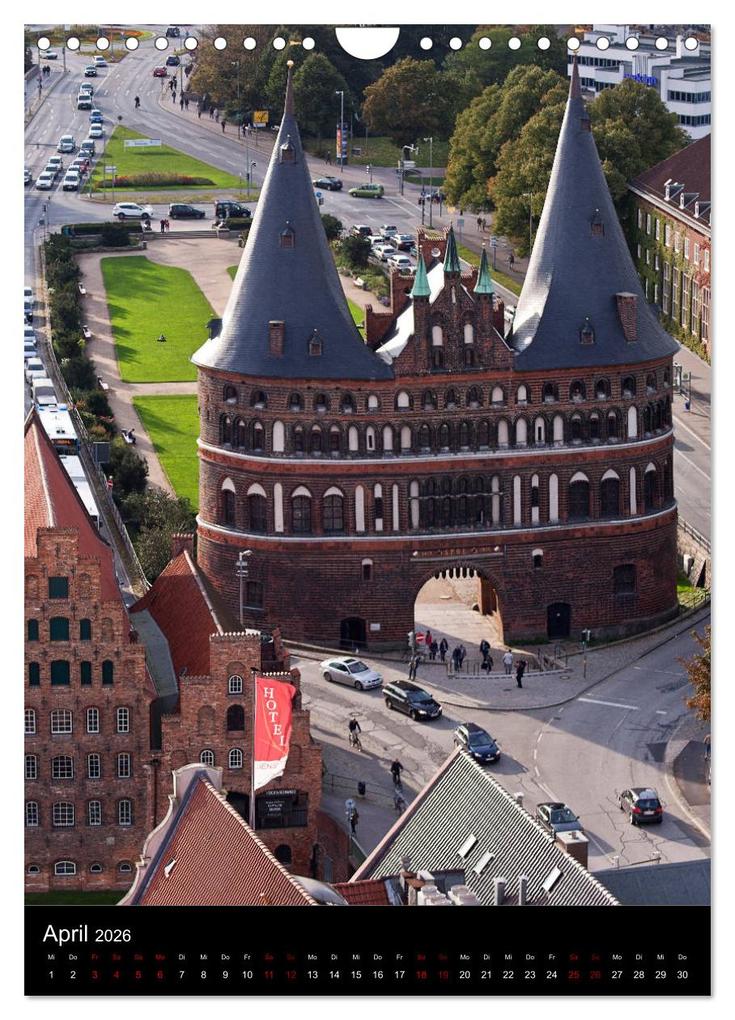 Weitere Ansicht: Lübeck - Hanseschönheit in Insellage (Wandkalender 2026 DIN A4 hoch), CALVENDO Monatskalender | U boeTtchEr, Calvendo