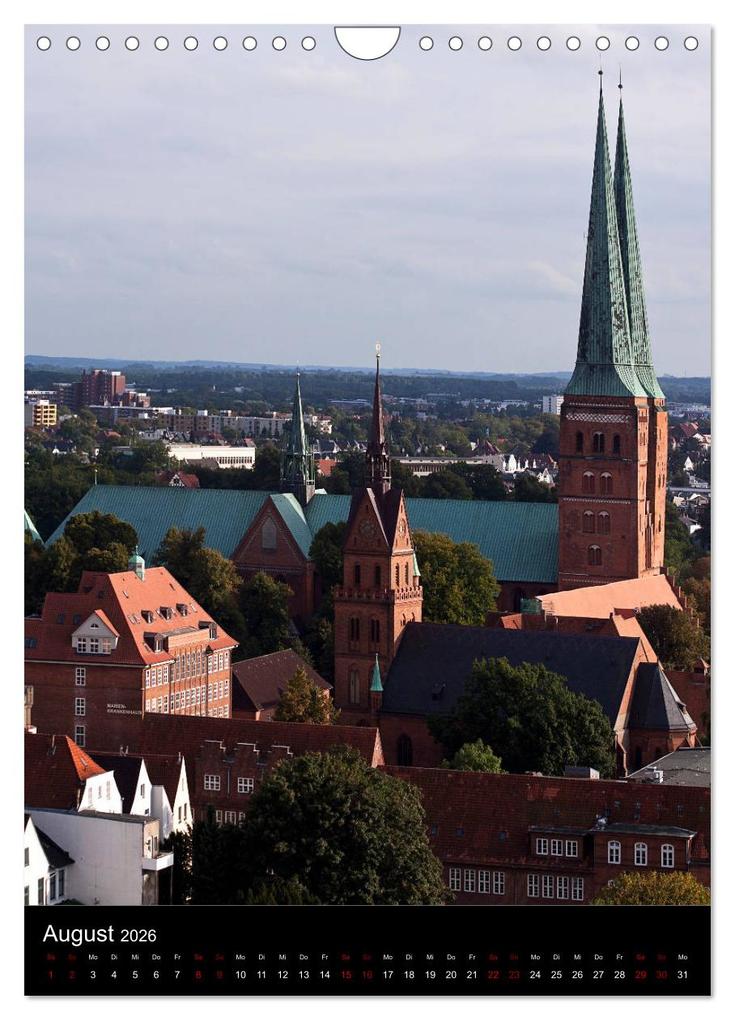 Weitere Ansicht: Lübeck - Hanseschönheit in Insellage (Wandkalender 2026 DIN A4 hoch), CALVENDO Monatskalender | U boeTtchEr, Calvendo