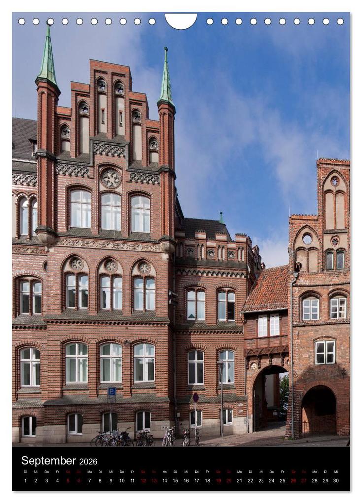 Weitere Ansicht: Lübeck - Hanseschönheit in Insellage (Wandkalender 2026 DIN A4 hoch), CALVENDO Monatskalender | U boeTtchEr, Calvendo