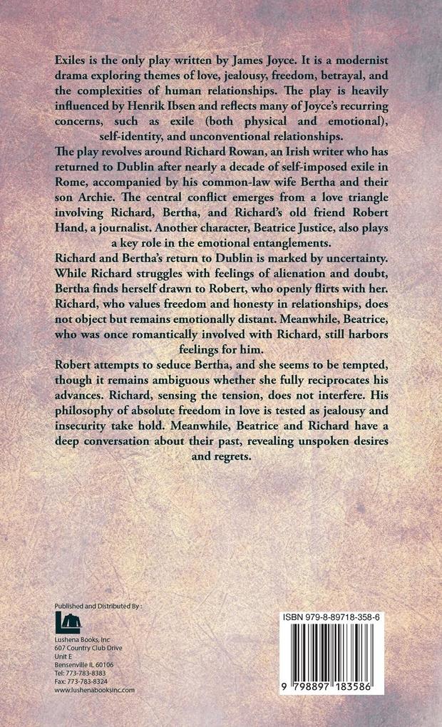 Weitere Ansicht: Exiles | James Joyce