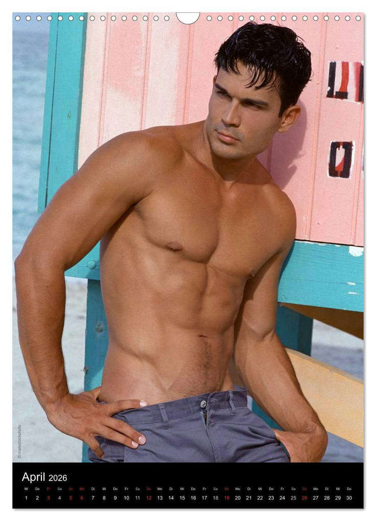 Weitere Ansicht: Strandboys 2026 (Wandkalender 2026 DIN A3 hoch), CALVENDO Monatskalender | Calvendo, Malestockphoto, malestockphoto malestockphoto