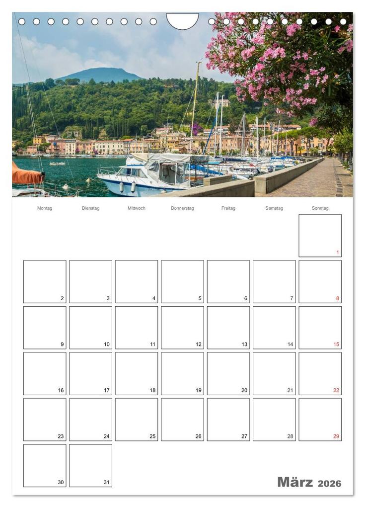 Weitere Ansicht: GARDASEE Terminplaner (Wandkalender 2026 DIN A4 hoch), CALVENDO Monatskalender | Calvendo, Melanie Viola