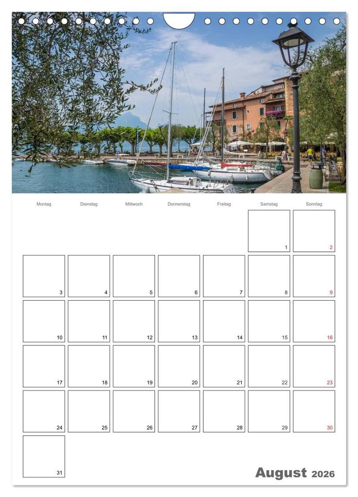 Weitere Ansicht: GARDASEE Terminplaner (Wandkalender 2026 DIN A4 hoch), CALVENDO Monatskalender | Calvendo, Melanie Viola