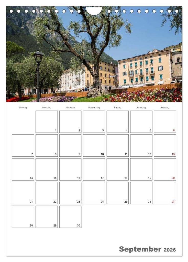 Weitere Ansicht: GARDASEE Terminplaner (Wandkalender 2026 DIN A4 hoch), CALVENDO Monatskalender | Calvendo, Melanie Viola