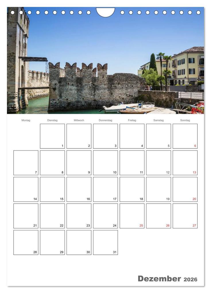 Weitere Ansicht: GARDASEE Terminplaner (Wandkalender 2026 DIN A4 hoch), CALVENDO Monatskalender | Calvendo, Melanie Viola