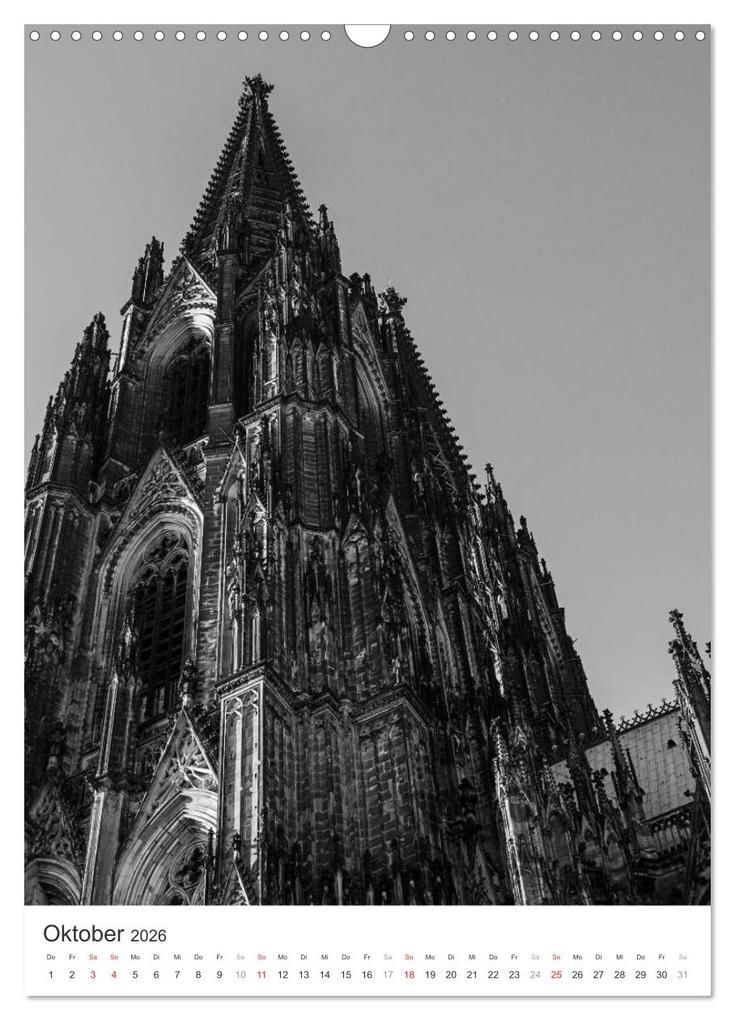 Weitere Ansicht: Kölner Dom - Blickwinkel auf ein Wahrzeichen (Wandkalender 2026 DIN A3 hoch), CALVENDO Monatskalender | Calvendo, rclassen, rclassen rclassen