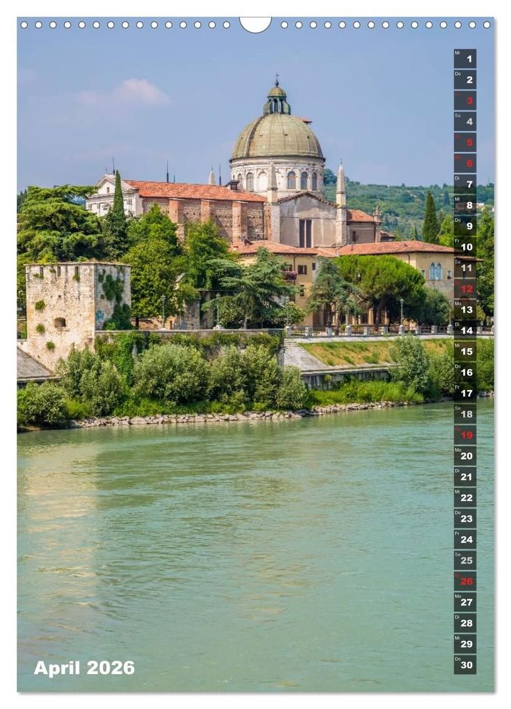 Weitere Ansicht: VERONA Bildschöne Altstadt (Wandkalender 2026 DIN A3 hoch), CALVENDO Monatskalender | Calvendo, Melanie Viola