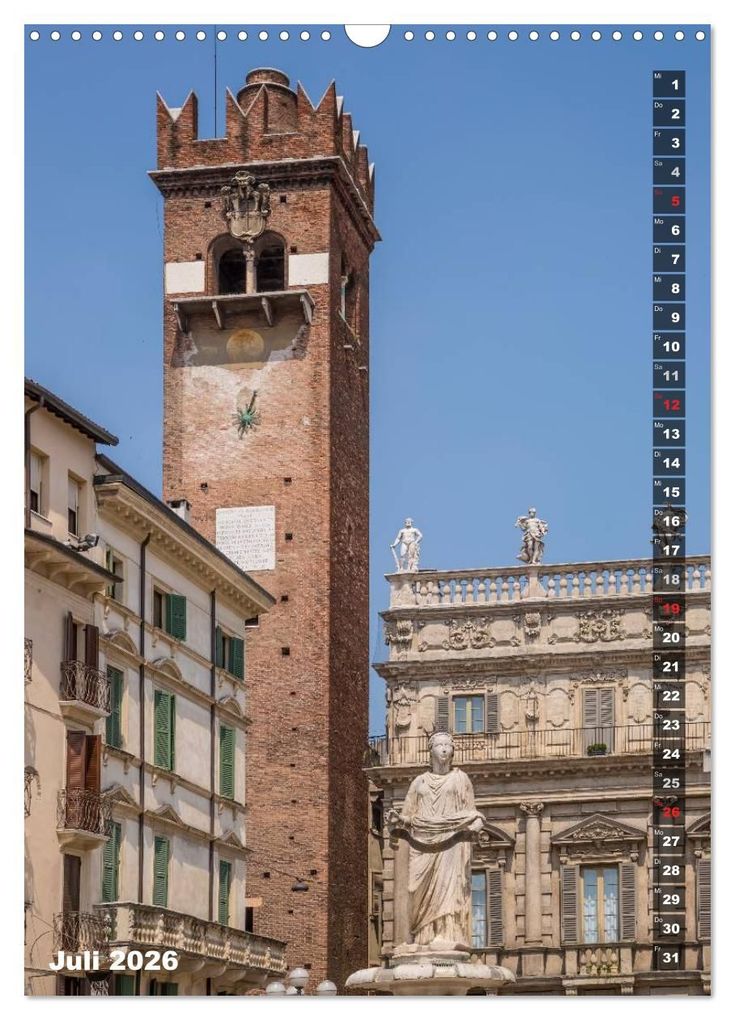 Weitere Ansicht: VERONA Bildschöne Altstadt (Wandkalender 2026 DIN A3 hoch), CALVENDO Monatskalender | Calvendo, Melanie Viola