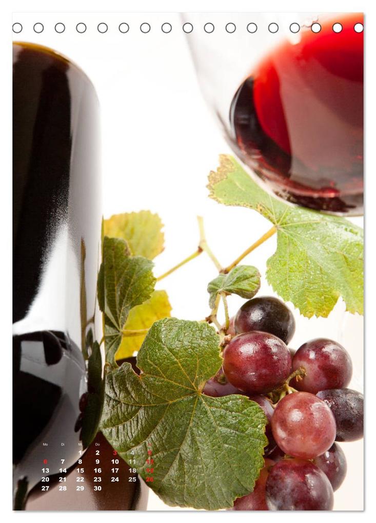Weitere Ansicht: WeinTrauben 2026 (Tischkalender 2026 DIN A5 hoch), CALVENDO Monatskalender | Calvendo, Wolfgang Steiner