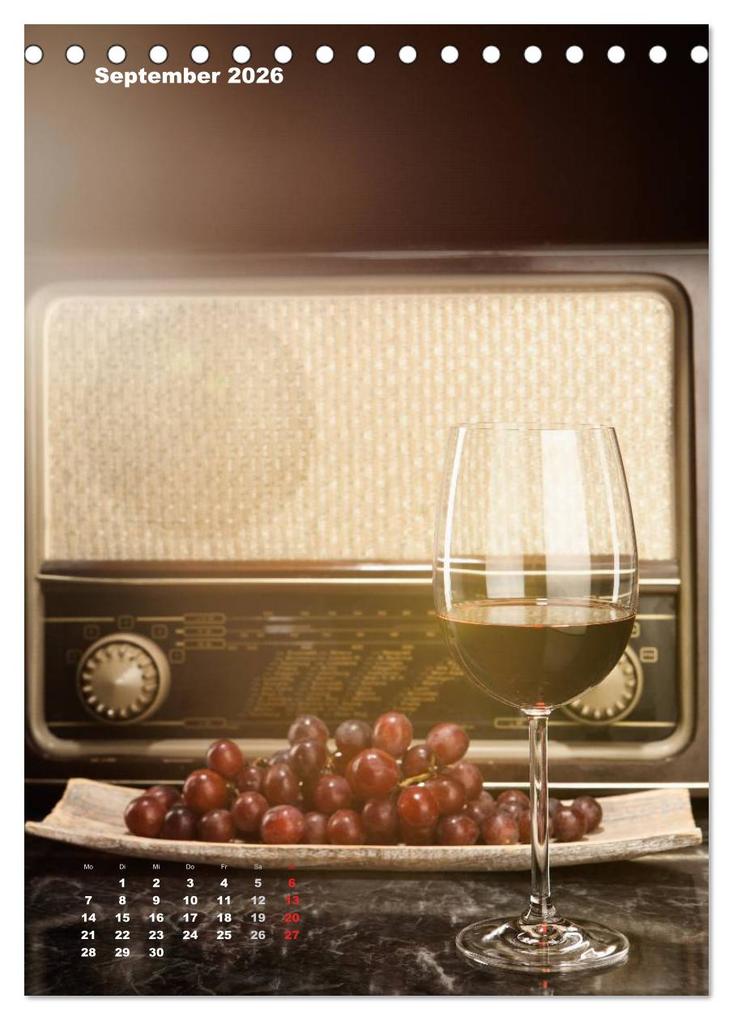 Weitere Ansicht: WeinTrauben 2026 (Tischkalender 2026 DIN A5 hoch), CALVENDO Monatskalender | Calvendo, Wolfgang Steiner