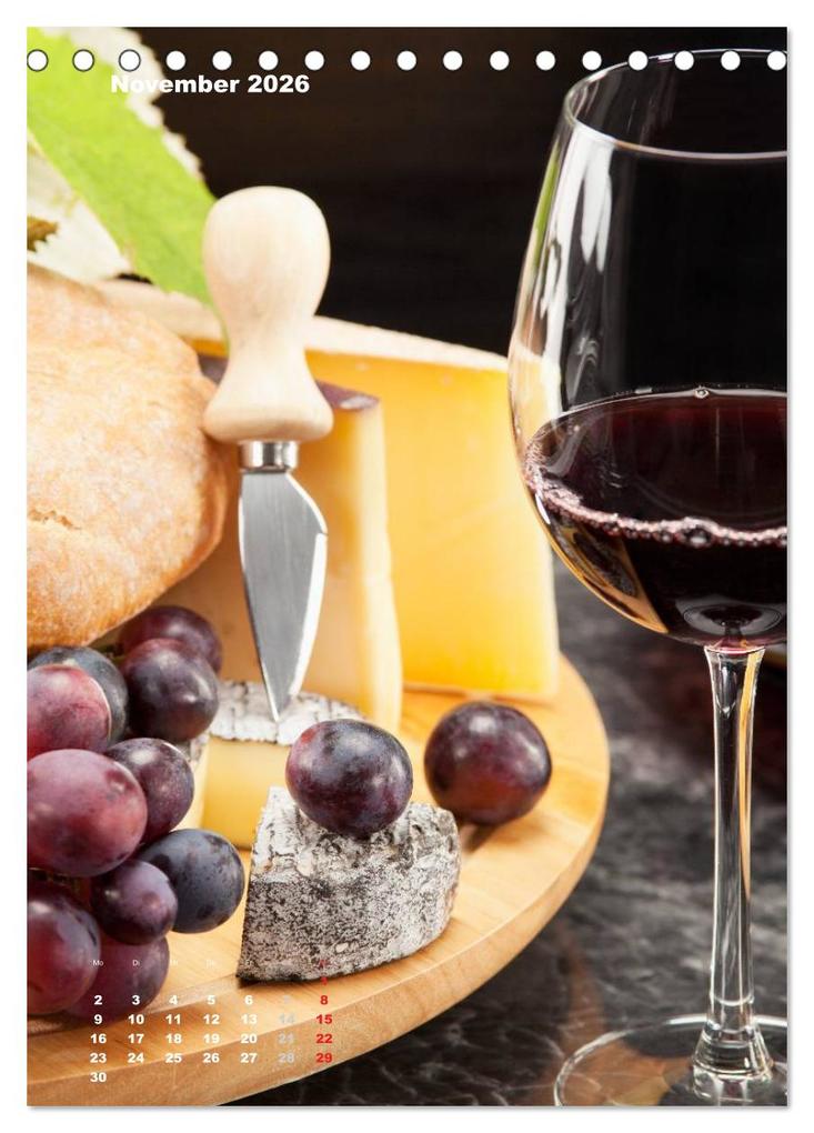 Weitere Ansicht: WeinTrauben 2026 (Tischkalender 2026 DIN A5 hoch), CALVENDO Monatskalender | Calvendo, Wolfgang Steiner