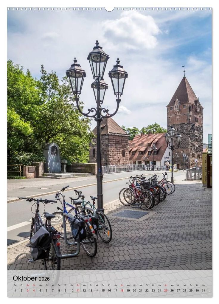 Weitere Ansicht: NÜRNBERG Charmante Altstadt (Wandkalender 2026 DIN A2 hoch), CALVENDO Monatskalender | Calvendo, Melanie Viola