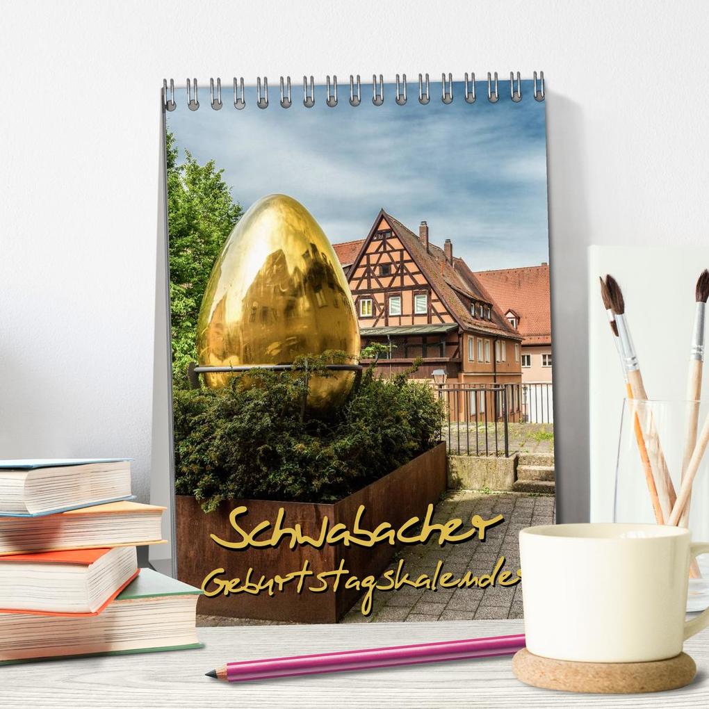 Weitere Ansicht: Schwabach Geburtstagskalender (Tischkalender 2026 DIN A5 hoch), CALVENDO Monatskalender | Calvendo, Thomas Klinder