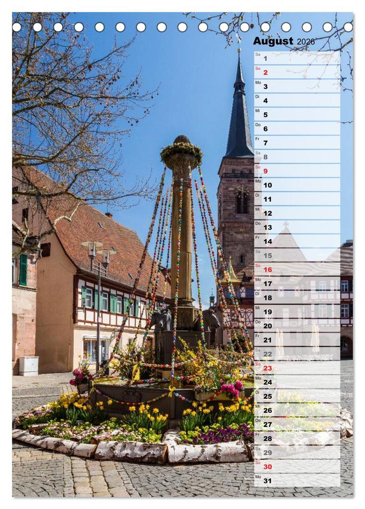 Weitere Ansicht: Schwabach Geburtstagskalender (Tischkalender 2026 DIN A5 hoch), CALVENDO Monatskalender | Calvendo, Thomas Klinder