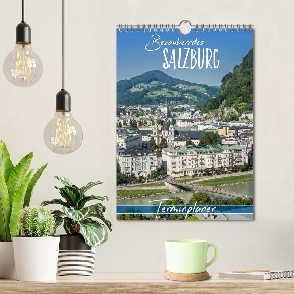 Weitere Ansicht: Bezauberndes SALZBURG / Terminplaner (Wandkalender 2026 DIN A4 hoch), CALVENDO Monatskalender | Calvendo, Melanie Viola