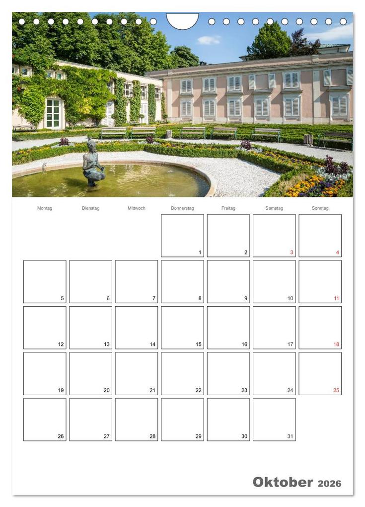 Weitere Ansicht: Bezauberndes SALZBURG / Terminplaner (Wandkalender 2026 DIN A4 hoch), CALVENDO Monatskalender | Calvendo, Melanie Viola