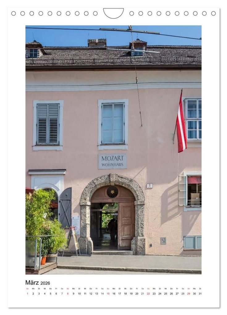 Weitere Ansicht: Wunderschönes SALZBURG (Wandkalender 2026 DIN A4 hoch), CALVENDO Monatskalender | Calvendo, Melanie Viola