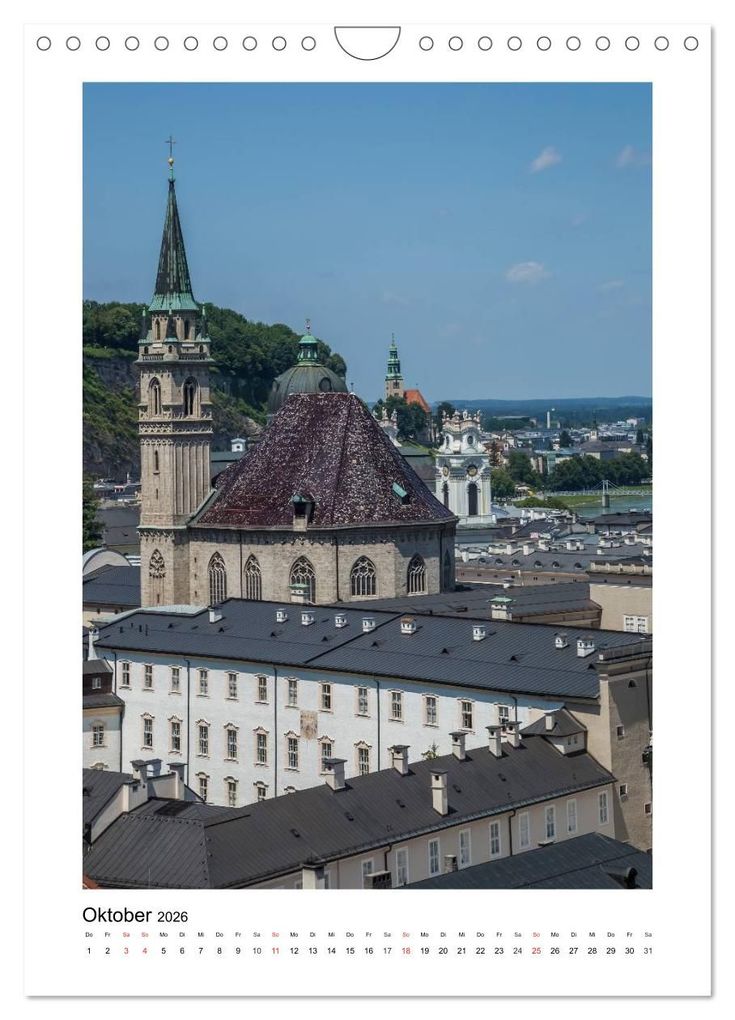 Weitere Ansicht: Wunderschönes SALZBURG (Wandkalender 2026 DIN A4 hoch), CALVENDO Monatskalender | Calvendo, Melanie Viola