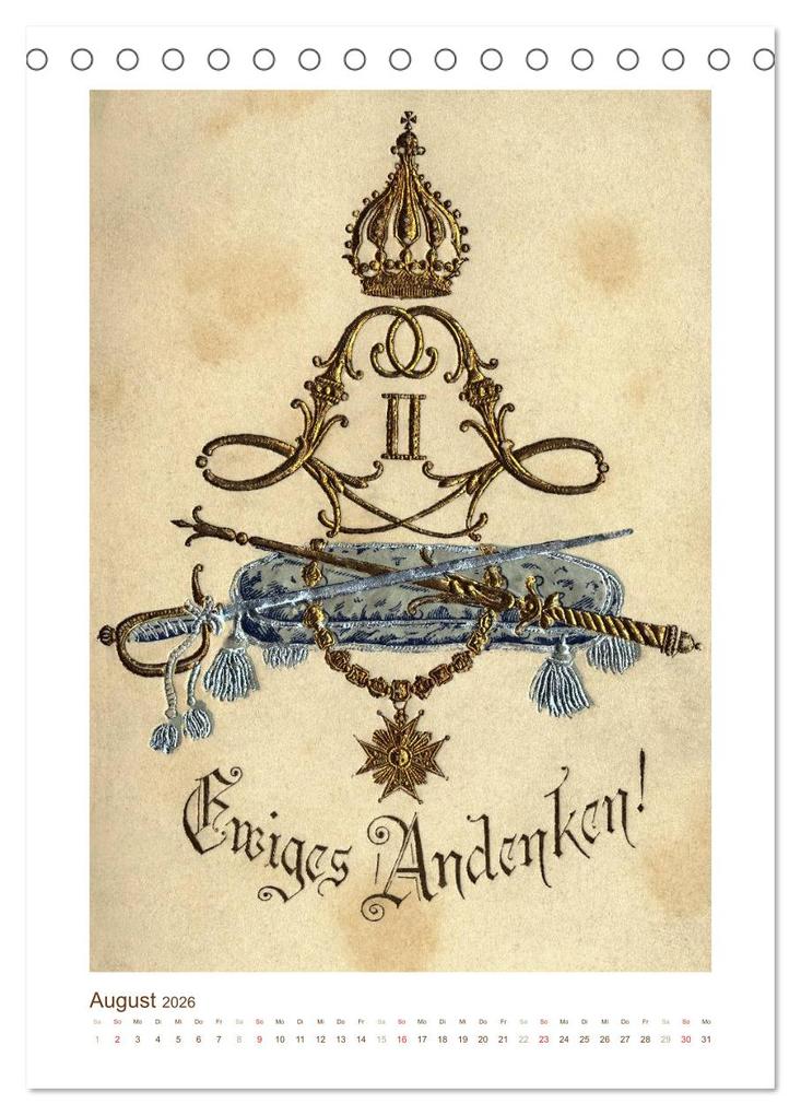 Weitere Ansicht: Ludwig II. von Bayern: Historische Illustrationen und Stiche (Tischkalender 2026 DIN A5 hoch), CALVENDO Monatskalender | Calvendo, CALVENDO CALVENDO