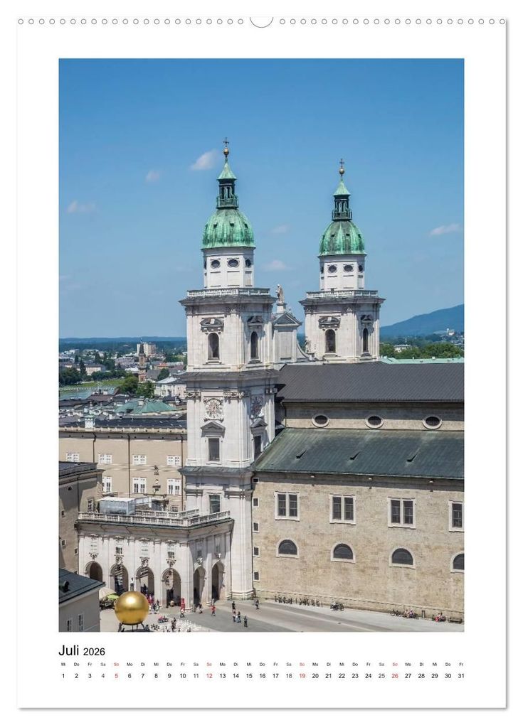 Weitere Ansicht: Wunderschönes SALZBURG (Wandkalender 2026 DIN A2 hoch), CALVENDO Monatskalender | Calvendo, Melanie Viola