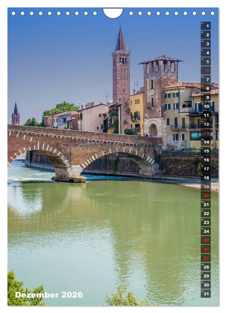 Weitere Ansicht: VERONA Bildschöne Altstadt (Wandkalender 2026 DIN A4 hoch), CALVENDO Monatskalender | Calvendo, Melanie Viola