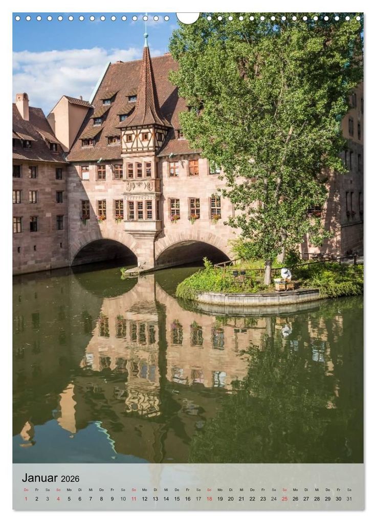 Weitere Ansicht: NÜRNBERG Charmante Altstadt (Wandkalender 2026 DIN A3 hoch), CALVENDO Monatskalender | Calvendo, Melanie Viola