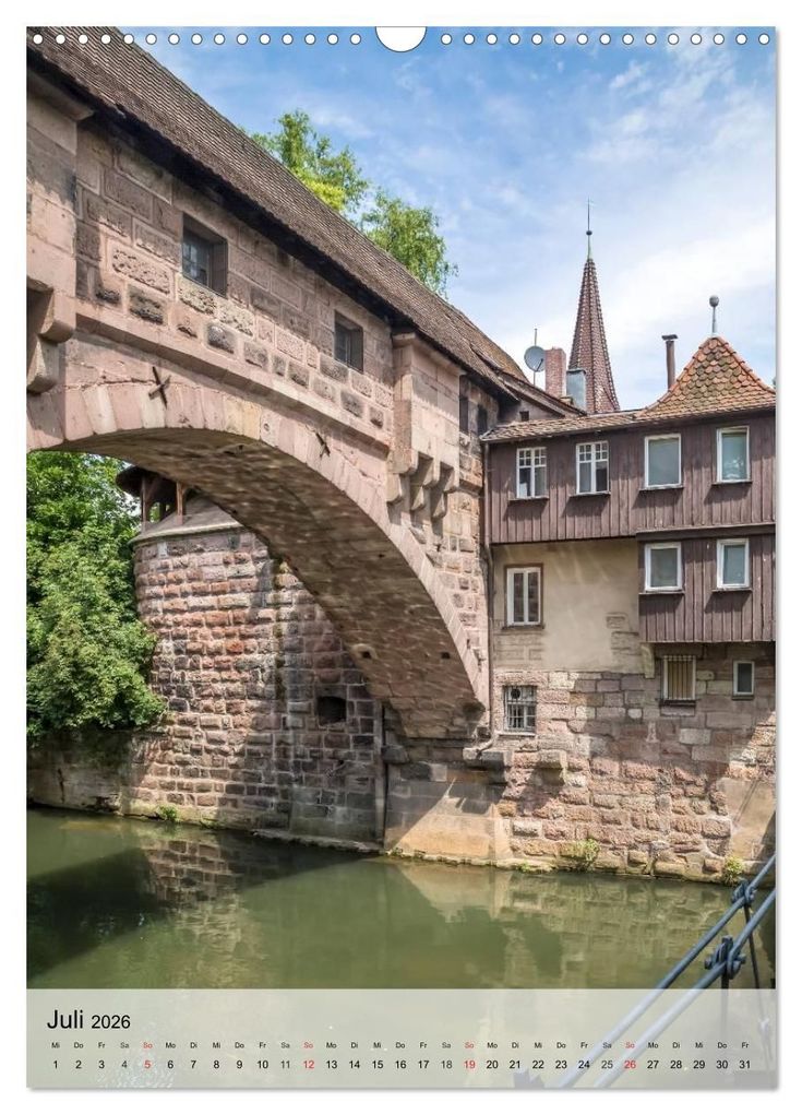 Weitere Ansicht: NÜRNBERG Charmante Altstadt (Wandkalender 2026 DIN A3 hoch), CALVENDO Monatskalender | Calvendo, Melanie Viola